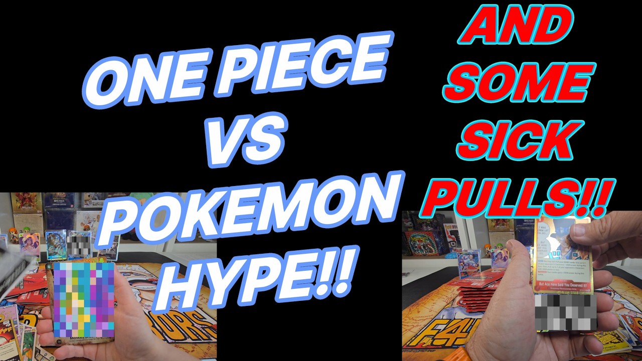 POKEMON VS ONE PIECE: THE CHANGE IN HYPE!!?? AND I DROPPED A $1K CARD!!!...SMH