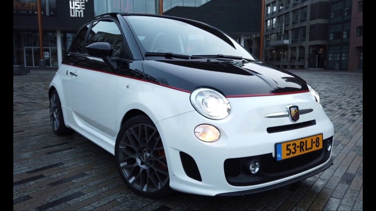 Fiat 500C Abarth Esseesse (160ps) with Akrapovic exhaust trailer.