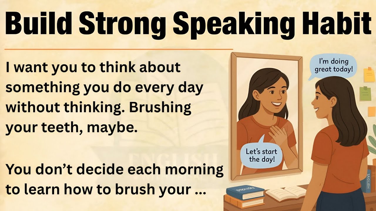 Build a Strong English Speaking Habit 🗣️ | Speak Confidently Every Day 💪 | Level 1 🌟