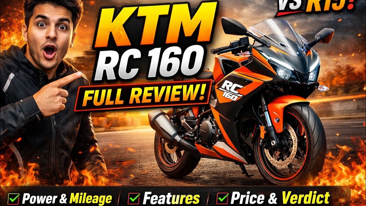 KTM RC 160 Review Hindi | Power, Mileage & Price Explained 