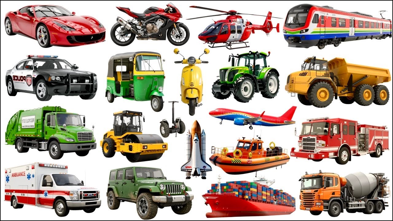 Vehicle Names | Learn 25  Vehicle Names in English with Sounds | Vehicles Vocabulary #vehiclesname