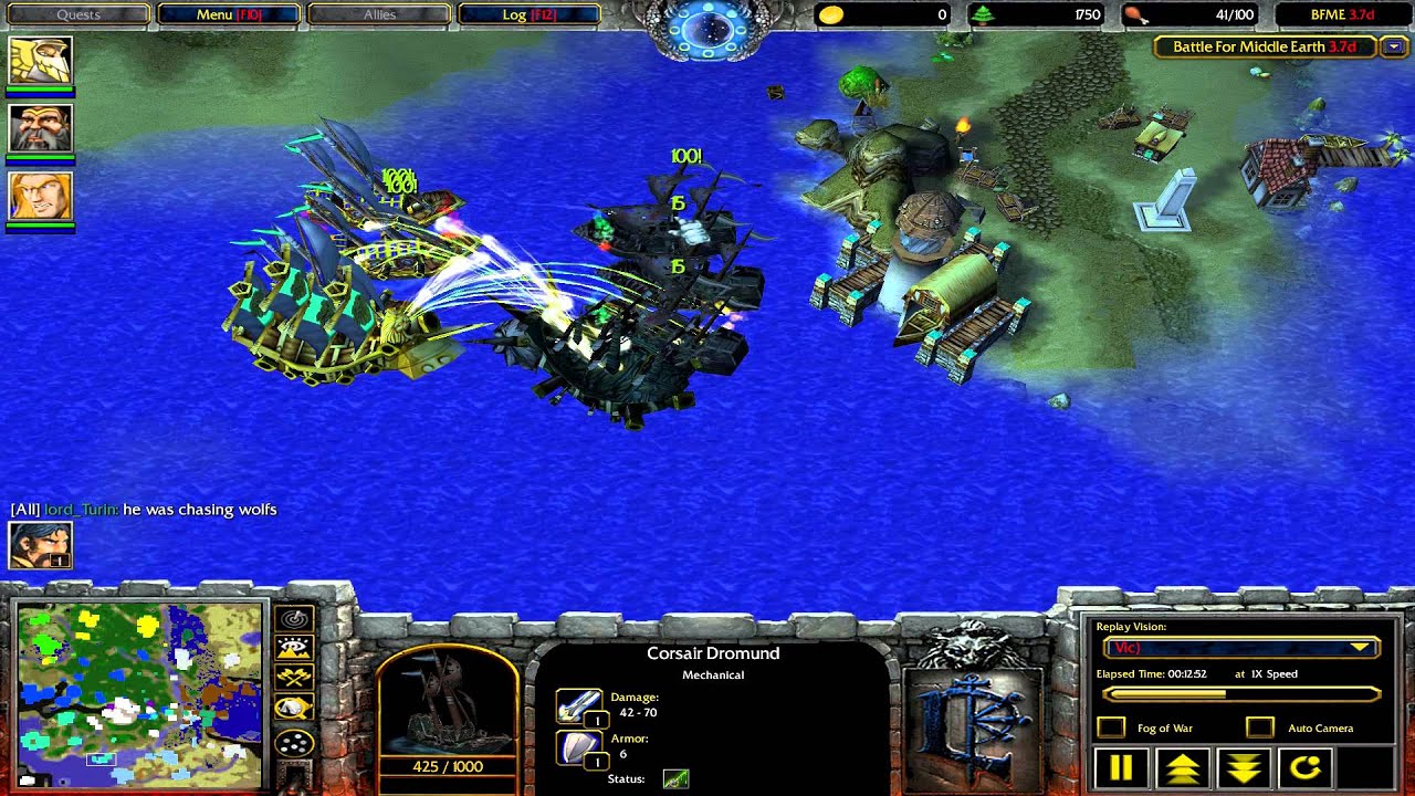 Warcraft 3 Custom Map Battle for Middle Earth #3