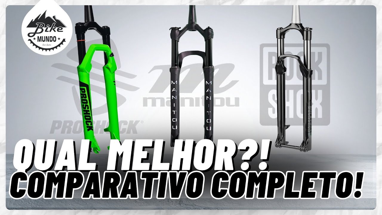 Proshock Onix, Rock Shox Recon ou Manitou Machete? Qual MELHOR? |Cortes do Bike Mundo