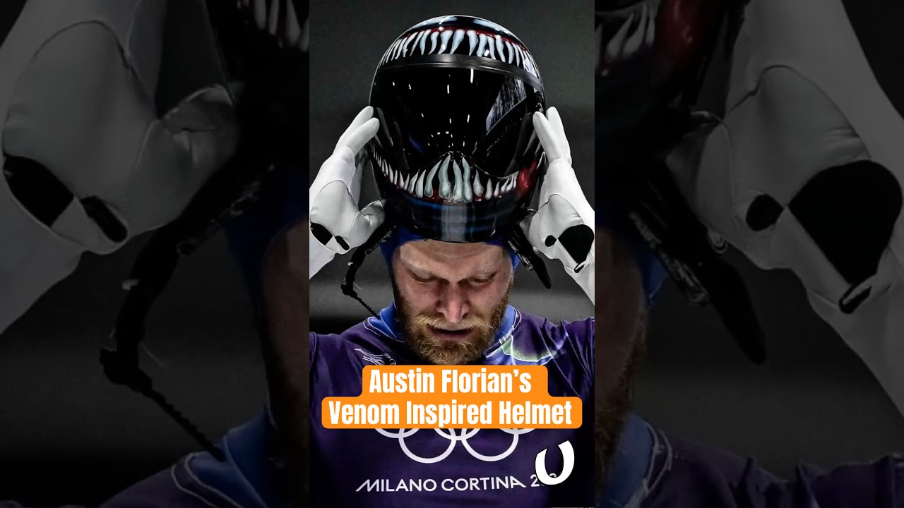 Austin Florian’s Venom helmet is a work of art || LTF #shorts #olympics