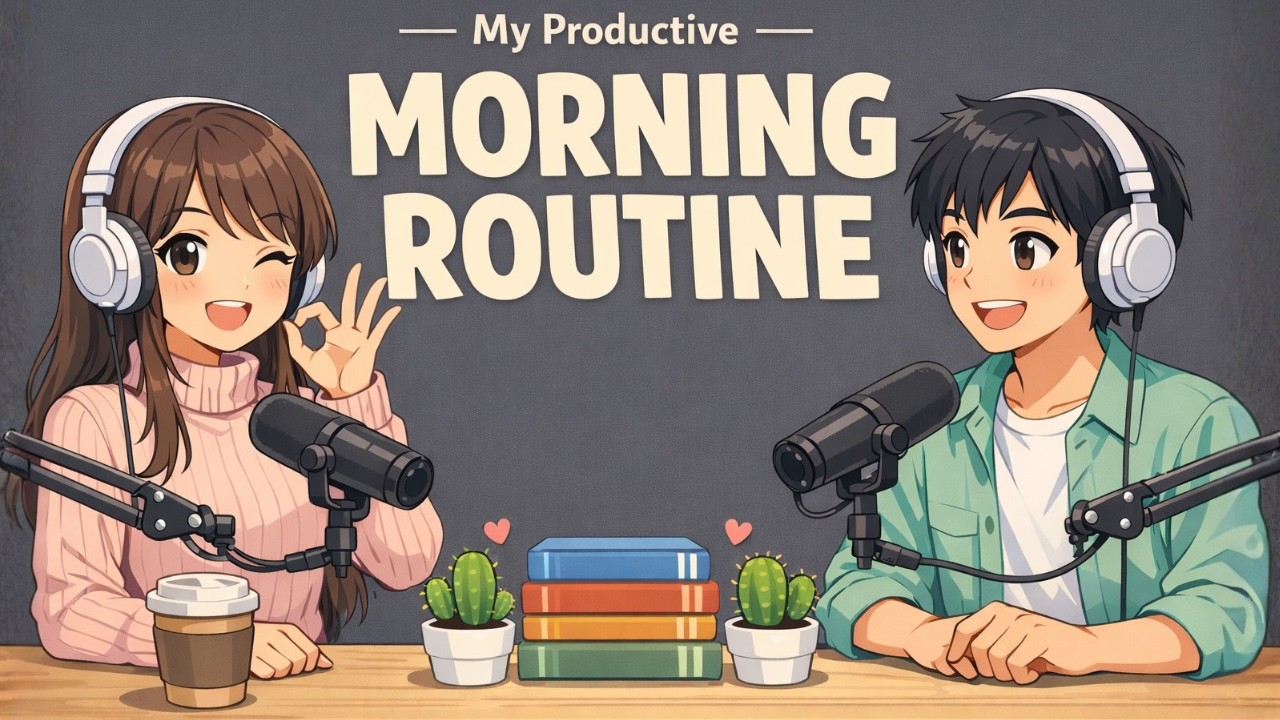 Morning Routine To Improve Your English | Easy English Podcast for Conversation Practice #b1english