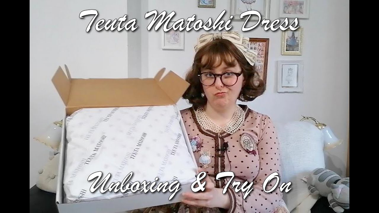 I bought a super fancy dress from TEUTA MATOSHI as my 30th birthday present | Unboxing and Try On
