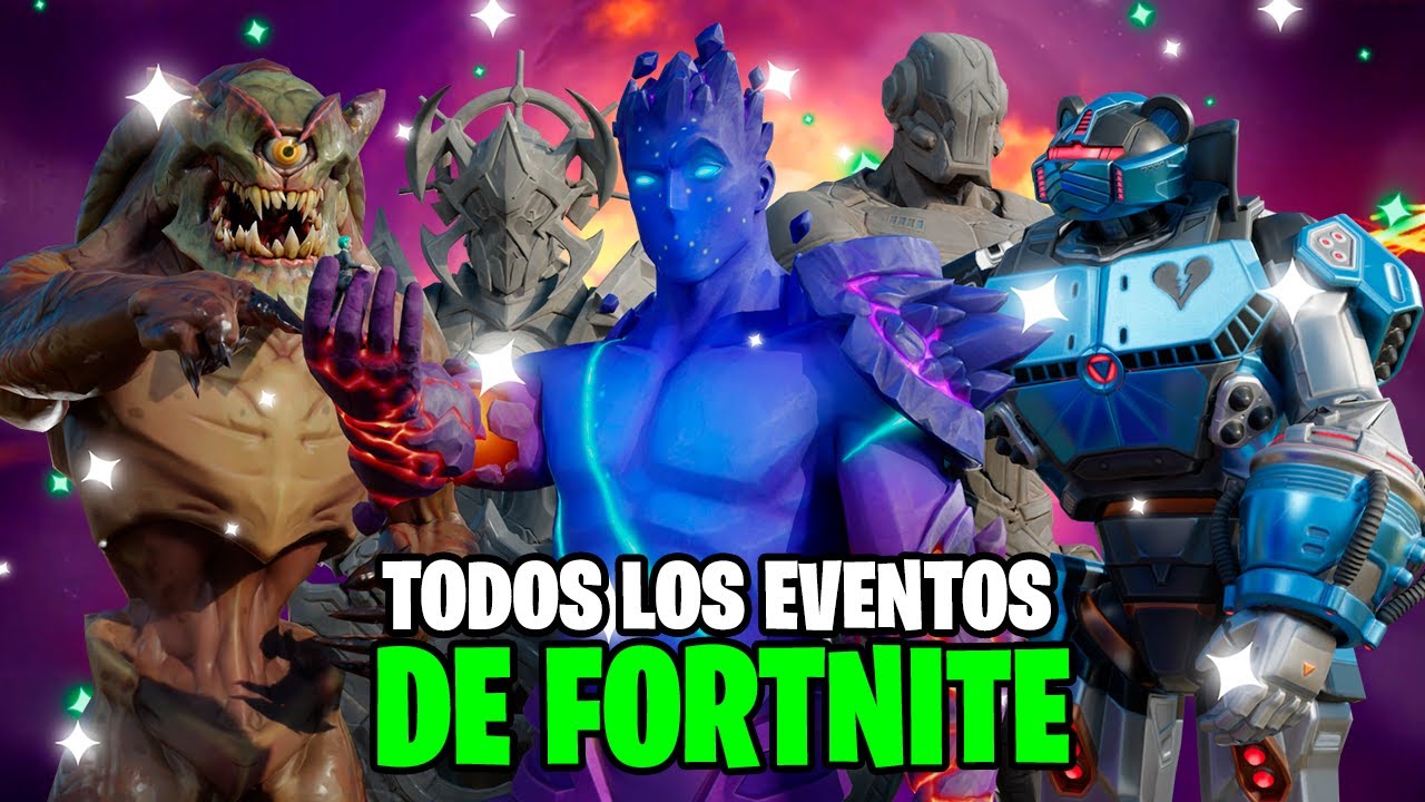 TODOS LOS EVENTOS DE FORTNITE DEL PEOR AL MEJOR