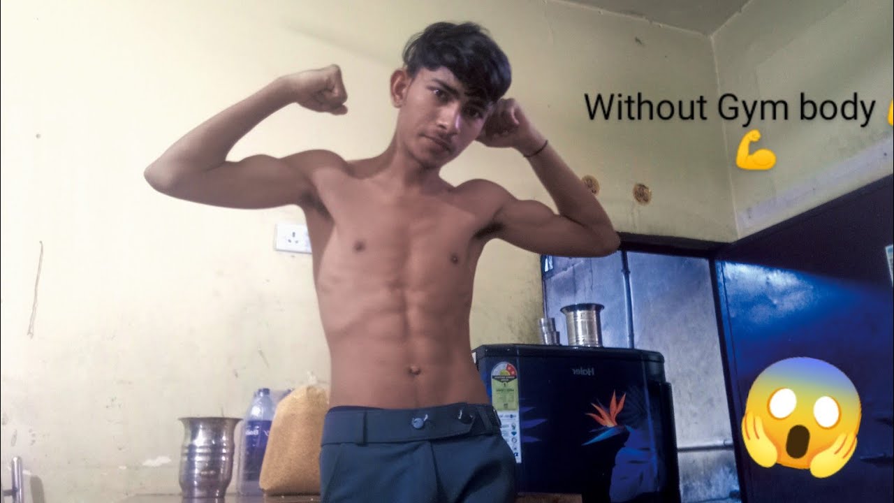 Without Gym body 💪 flex 