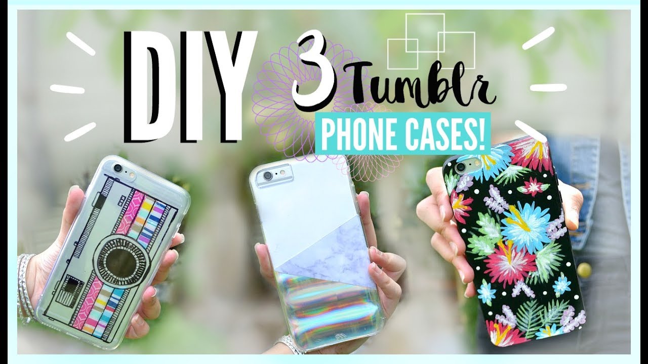 DIY Trendy Tumblr Phone Cases!