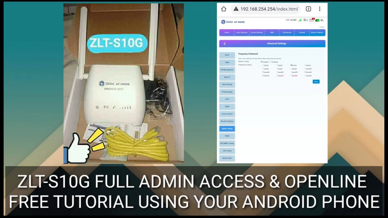 ZLT-S10G Firmware Version S10G_2.00 FREE Full Admin Access & Openline Tutorial (Android Phone)
