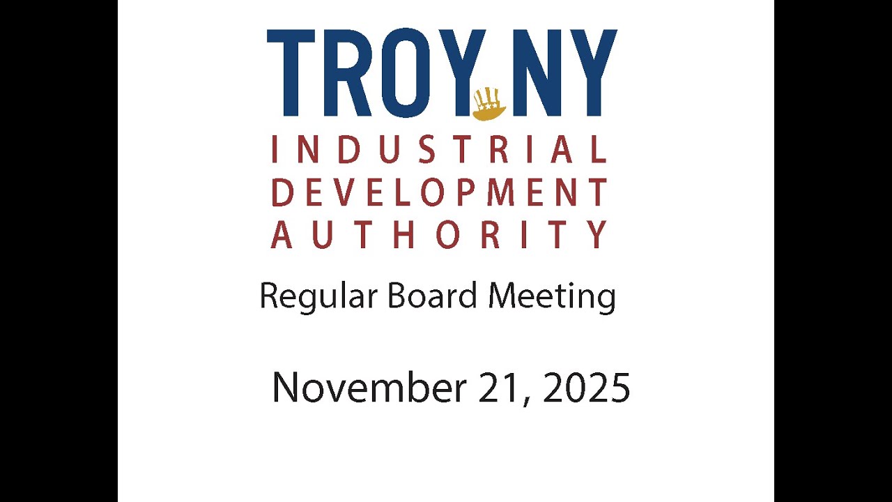 Troy IDA and Troy CRC Board Meeting November 21, 2025.
