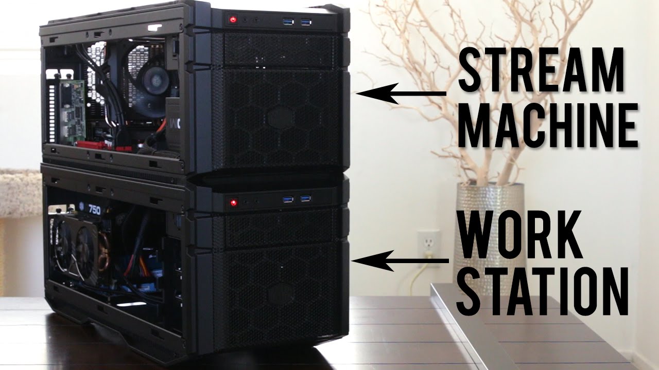 Two Epic PC Builds in the Cooler Master HAF Stacker 915R & 915F
