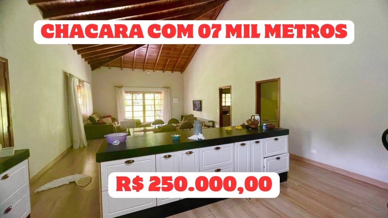 (INDISPONÍVEL)  CHÁCARA COM FUNDO PARA O RIO COM 07 MIL METROS POR APENAS R$ 250 MIL EM ITANHAÉM/SP