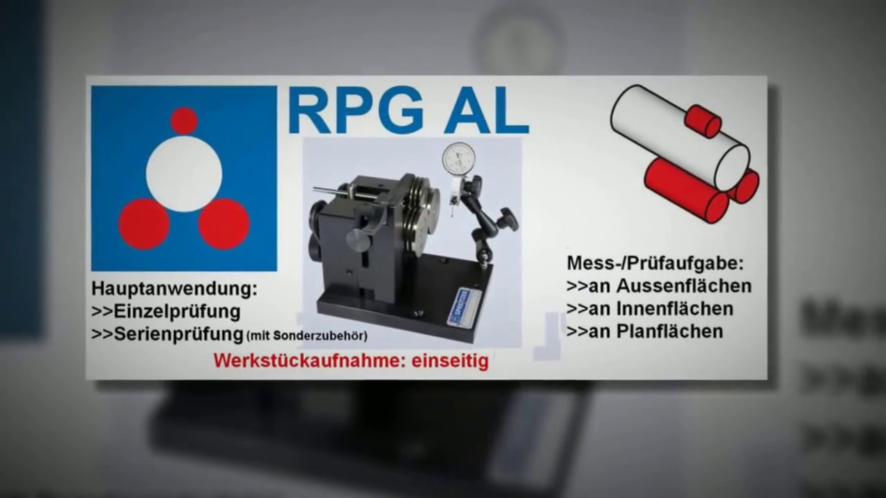 SPREITZER Rundlaufpr&uuml;fger&auml;te * Concentricity gages