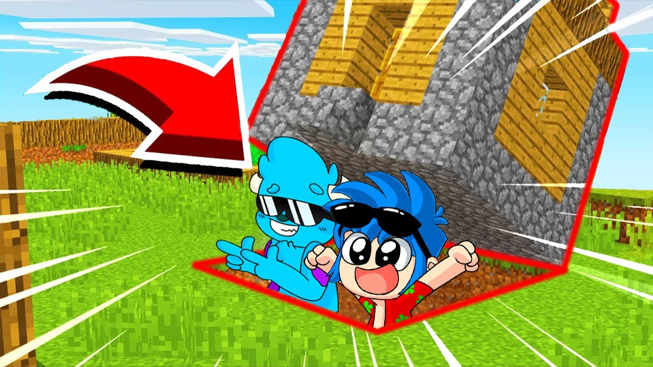 MINECRAFT: ENCONTRAMOS A TIMBA OCULTO BAJO UNA ALDEA 😱 EL MEJOR ESCONDITE EN UNA BASE SECRETA