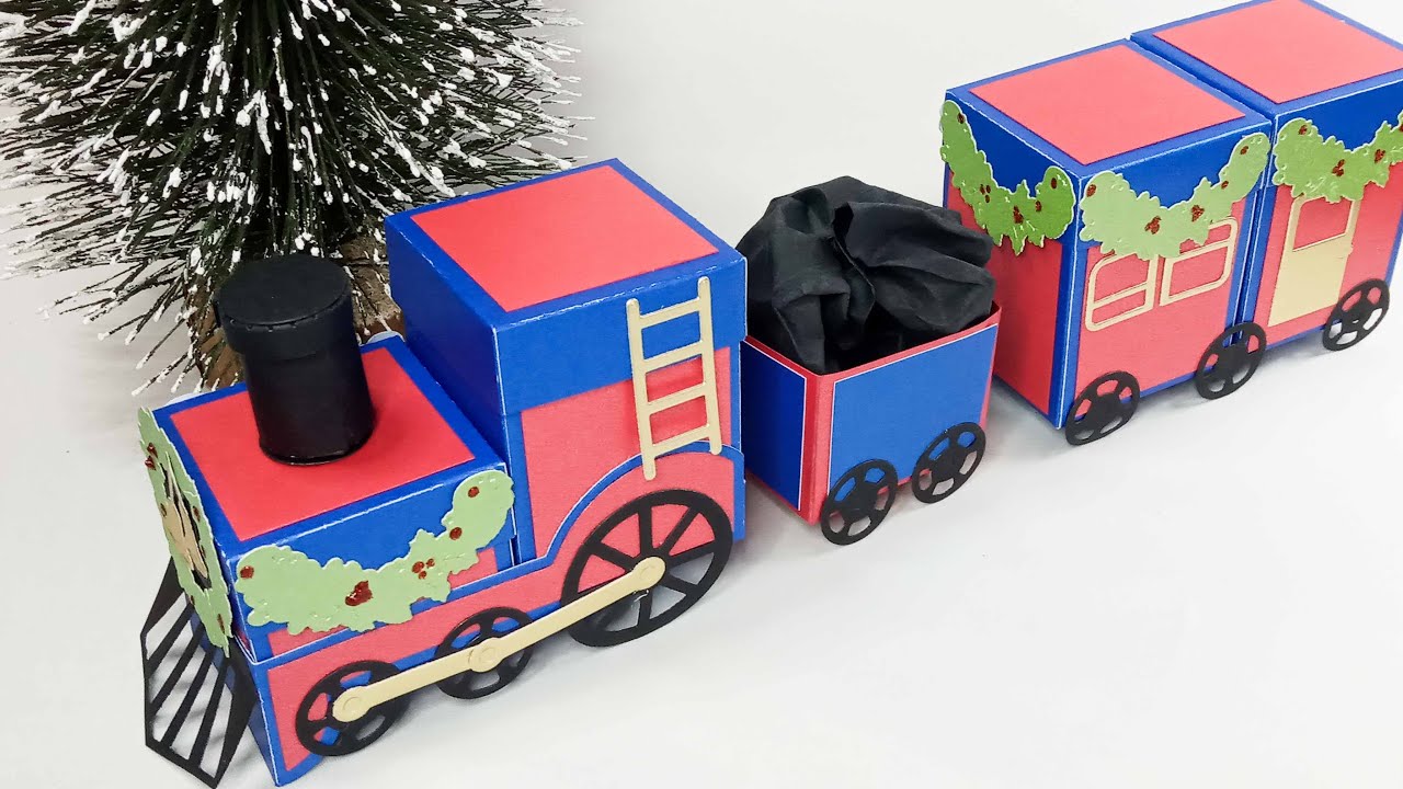 12 Days of Christmas 2020 | Festive Train Gift Box Tutorial | Day 1
