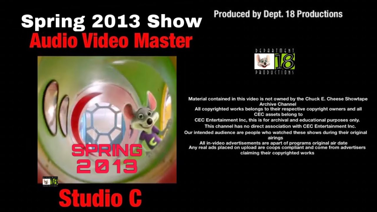 Chuck E. Cheese Spring 2013 Show (Studio C)