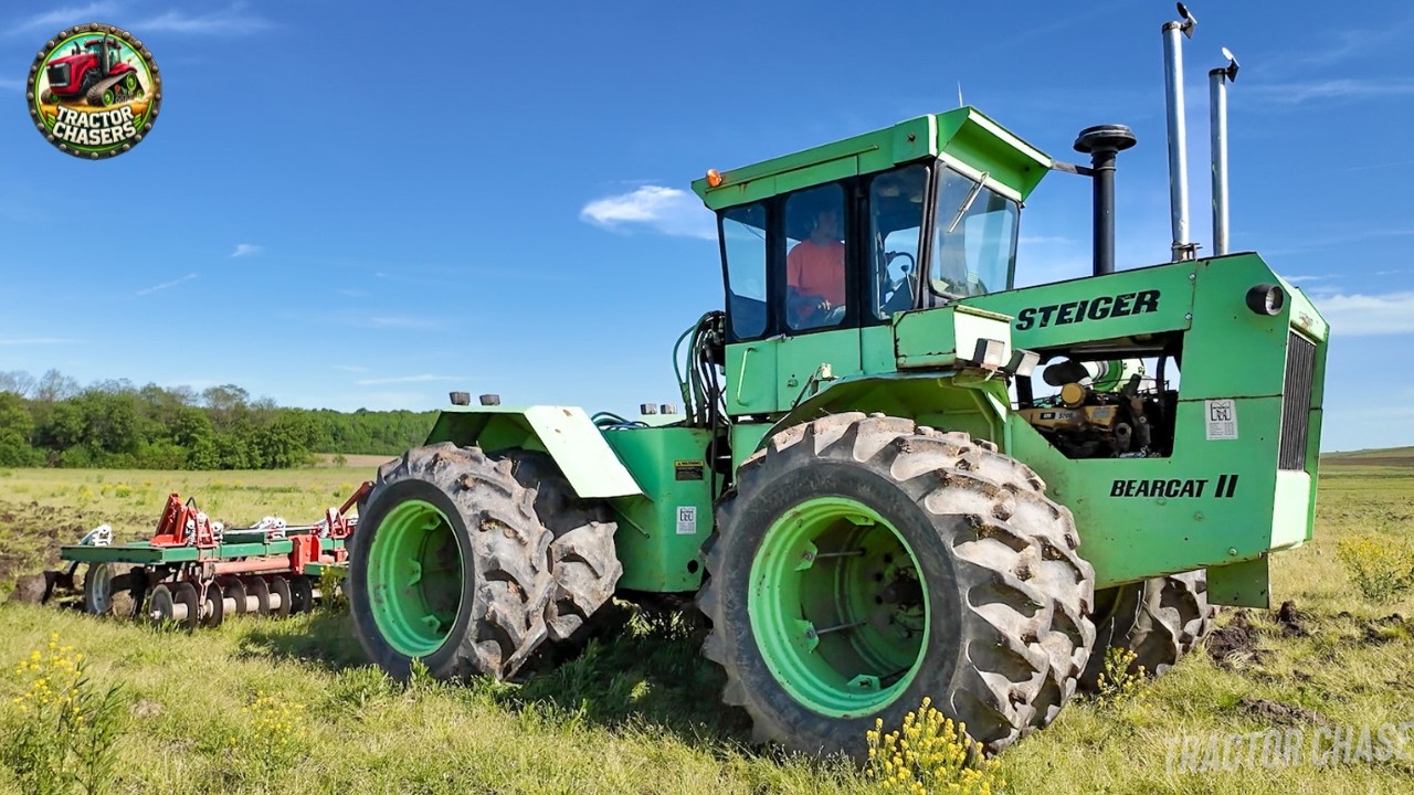 Saving Wet Field with Steiger Bearcat II Tractor