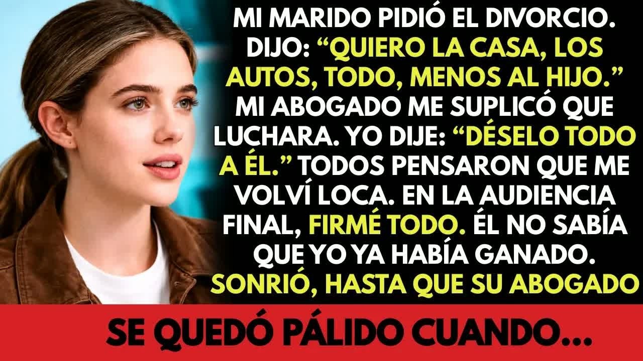 Mi marido se quedó con todo en el divorcio — sin saber lo que realmente estaba llevándose…