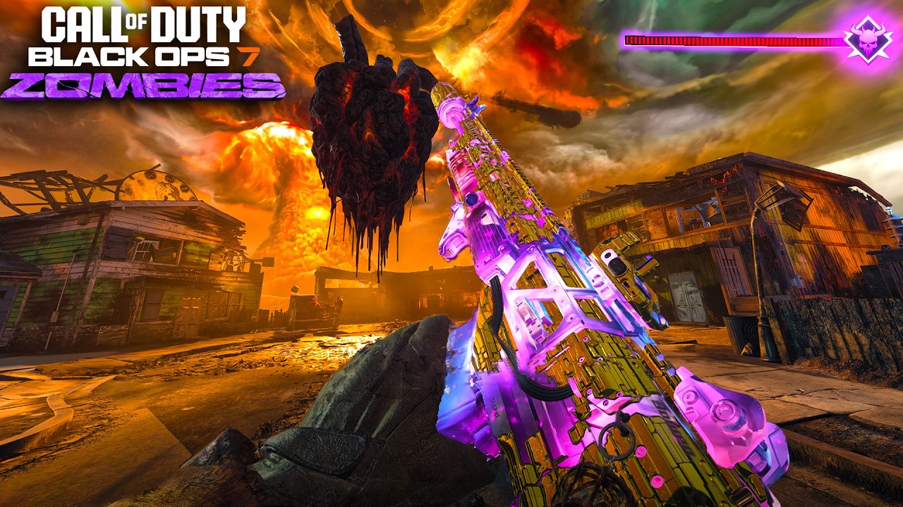 Beating PARADOX JUNCTION EASTER EGG Boss In CURSED TIER 3 Black Ops 7 Zombies