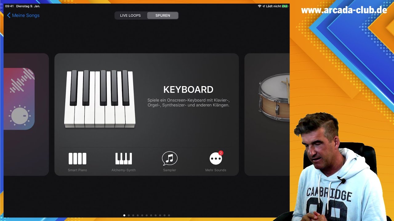 1 - Musik machen (oder so was in der Art) mit Garageband