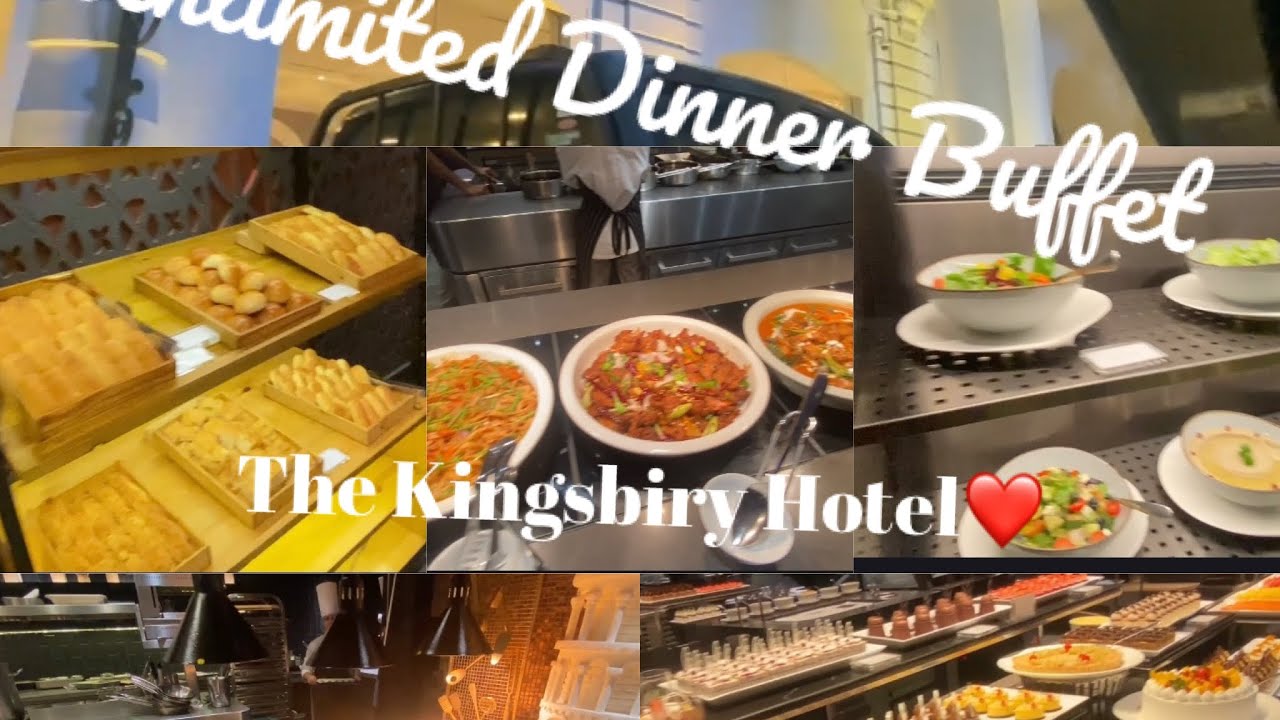Unlimited Dinner Buffet 🇱🇰The Kingsbury Harbour Court❤️Intetnational Dinner Buffet 🍕🥐🍳🍖🥗