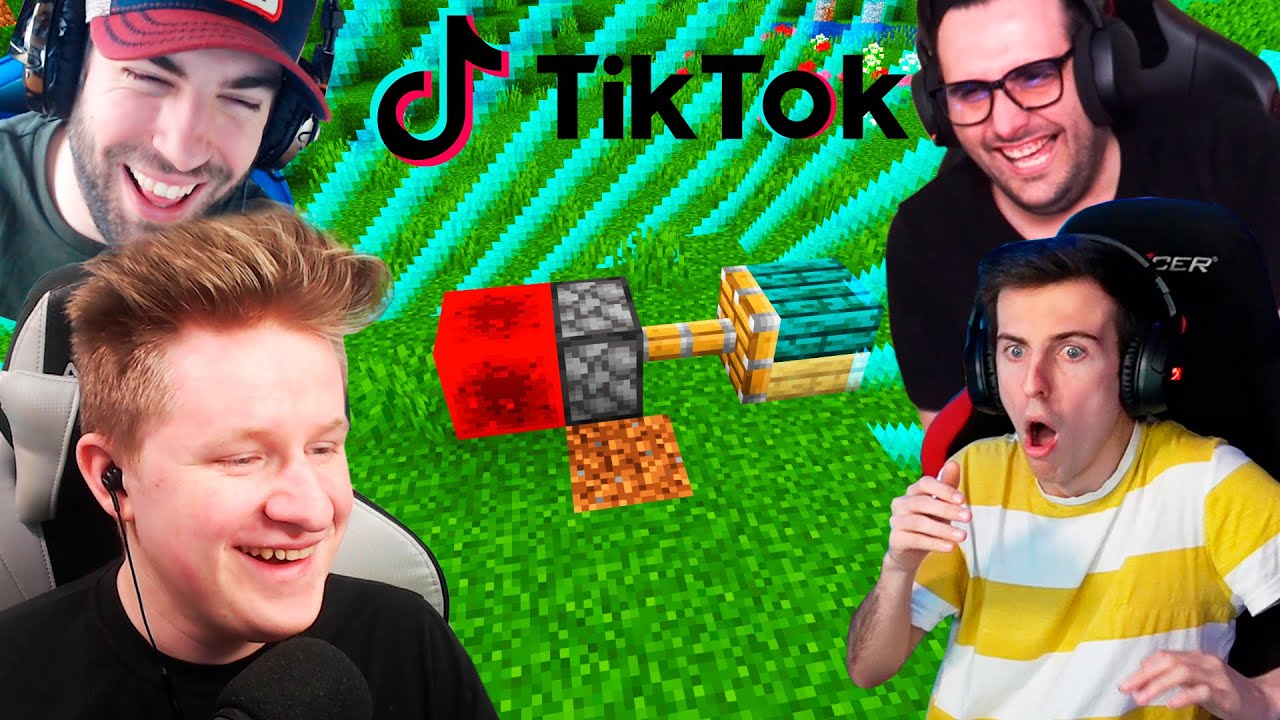 PROBAMOS los TIKTOK más VIRALES DE MINECRAFT ¿FUNCIONAN? - Minecraft Aleatorio