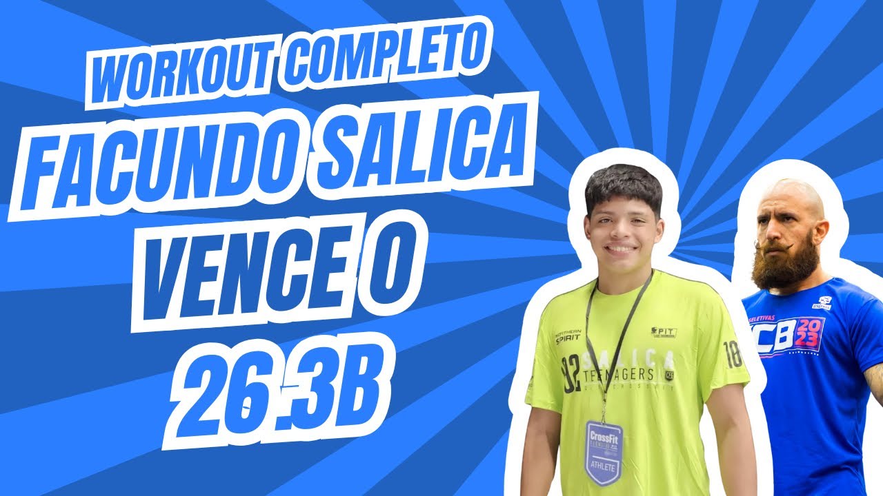 Facundo Salica vence o 26.3B do TCB4ALL + Copa Sur | Workout Completo