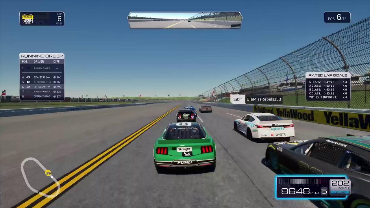 NASCAR 25 Online clean racing Talladega Live! NEW INSANE UPDATE