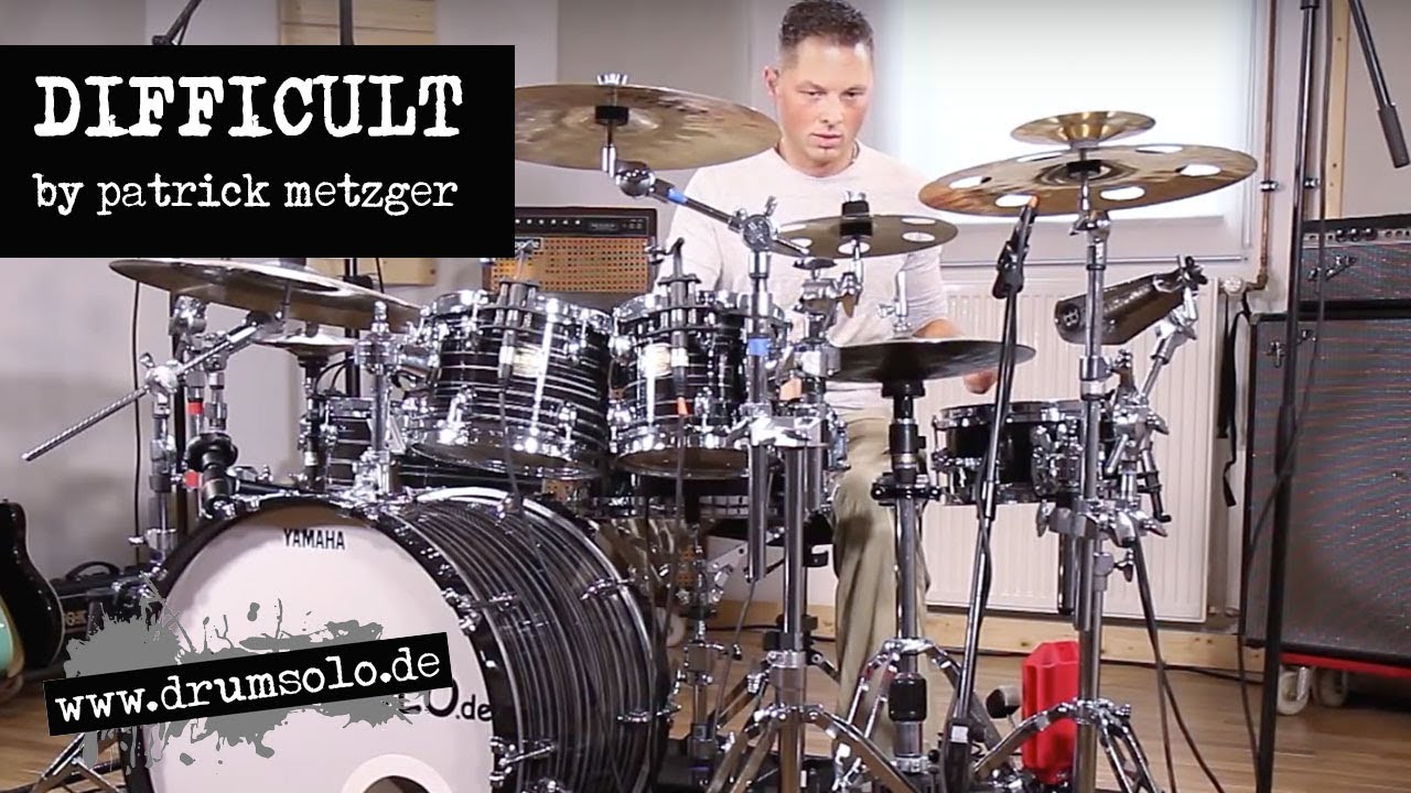 Patrick Metzger - Difficult | Drumline / Drum-Playalong