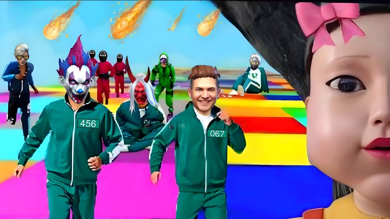 Free fire squid game is supper 😱 | rj rock