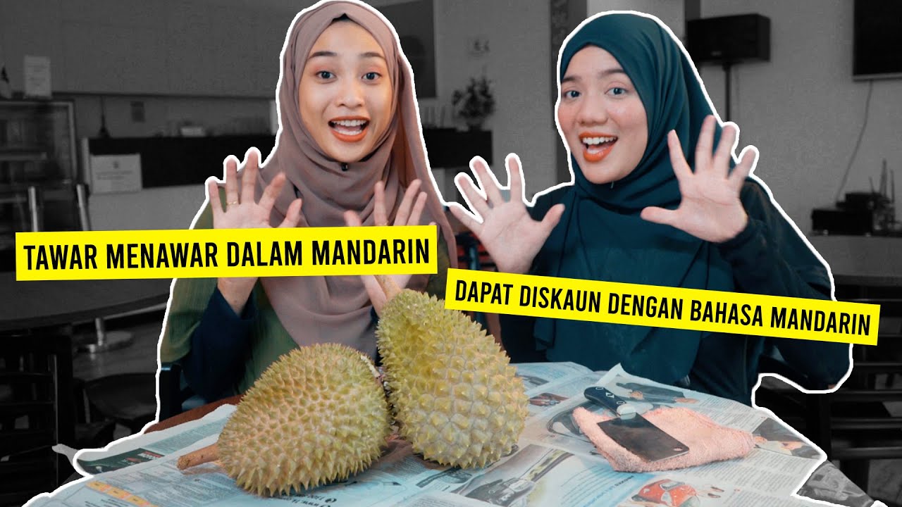 Dapat diskaun daripada boss Cina? | Tawar Menawar dalam Bahasa Mandarin | Durian Musang King