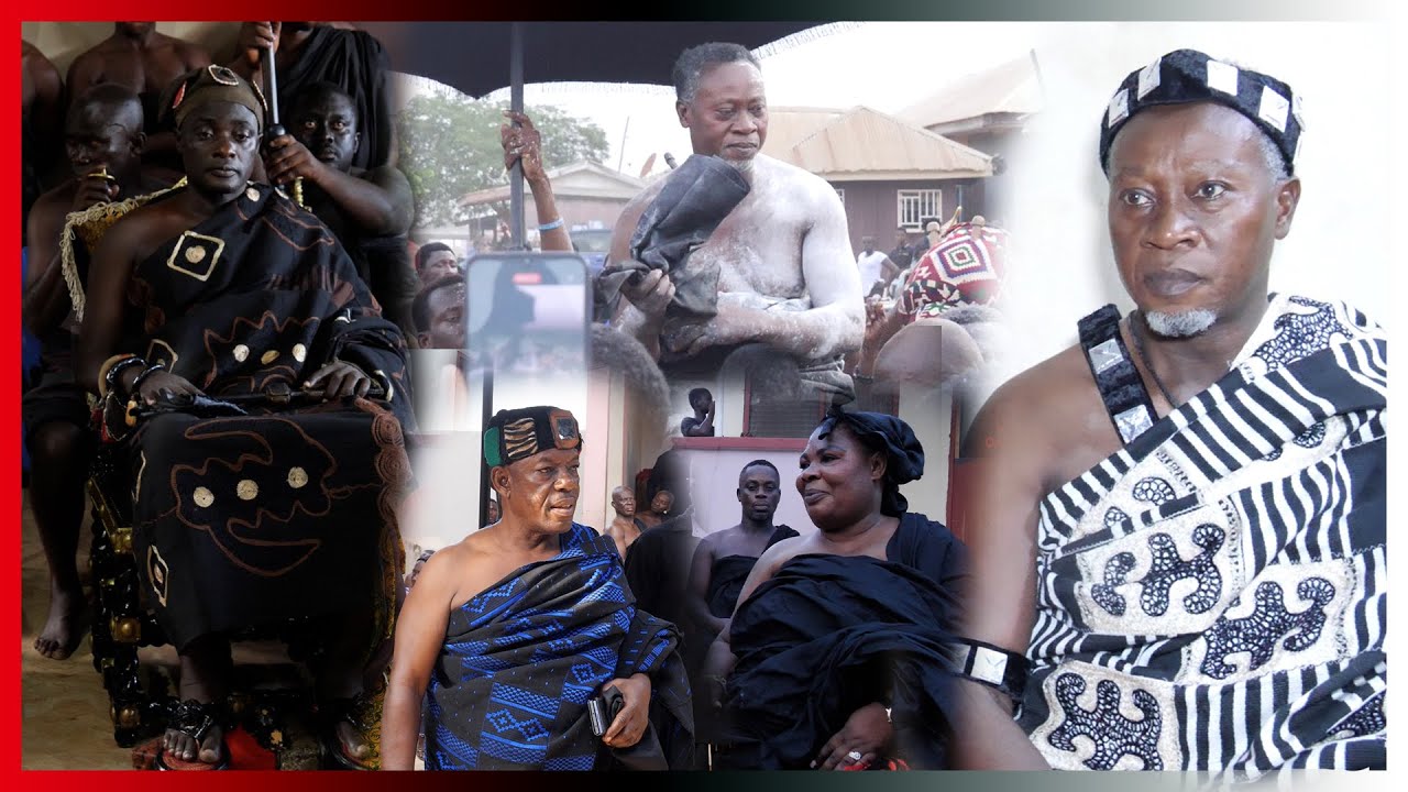 Customs & Traditions At Play As Antoa Gyaasehene Nana Agyemang Swears Oath Of Allegiance