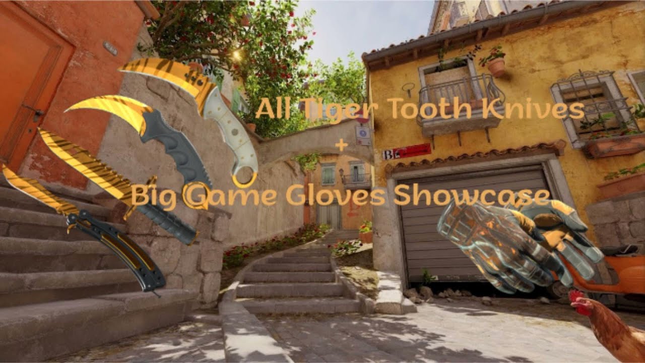 All Tiger Tooth Knives + Big Game Gloves | CS2 Showcase