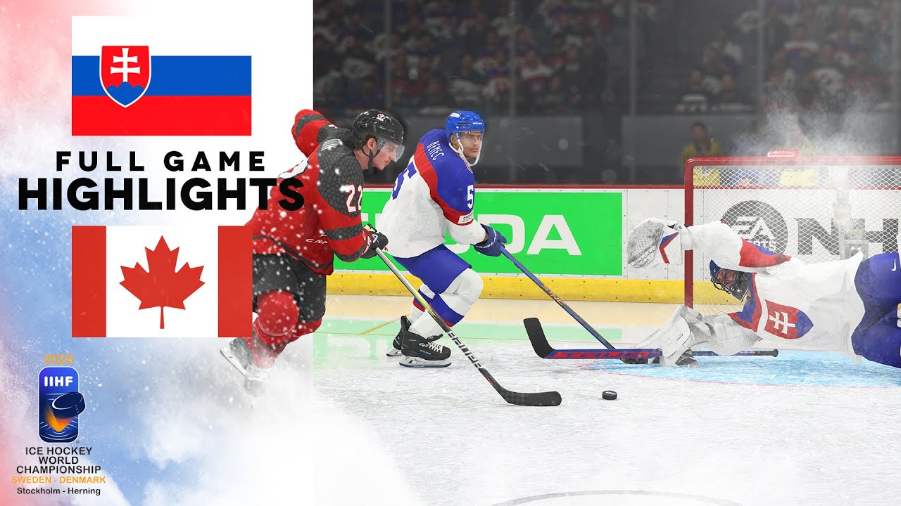 SLOVENSKO vs KANADA | MS v hokeji 2025