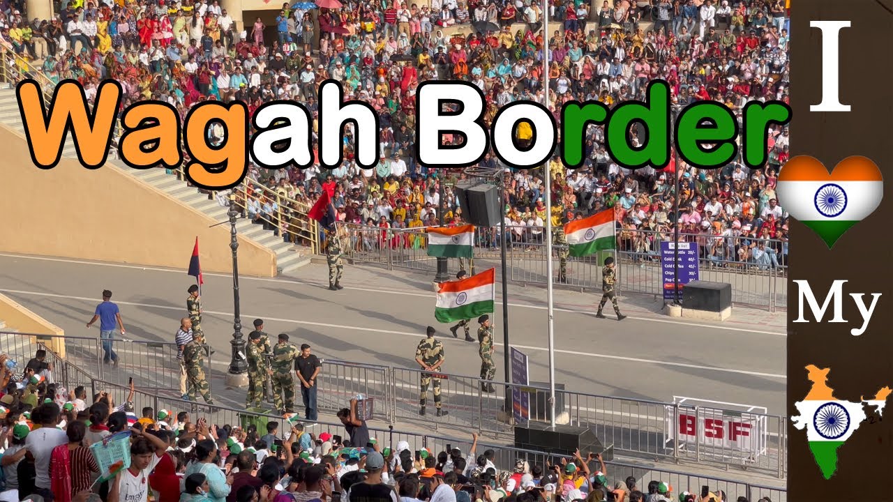 Wagah Border on Independence day 2022  भारत पाकिस्तान वाघा बॉर्डर Wagah Border Parede India Pakistan