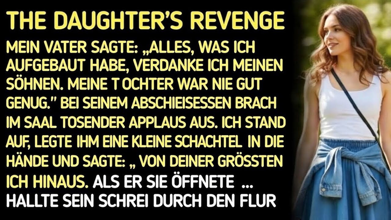 Mein Vater sagte in seiner Abschiedsrede: „Ich verdanke alles meinen Söhnen – meine 