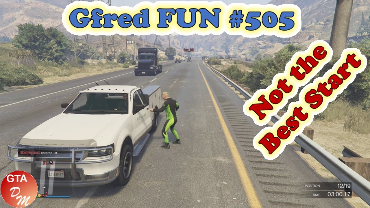 GTA 5 Online - Gfred FUN № 505 (Не самый лучший старт) - Смогу ли я попасть в топ-5 без использов...