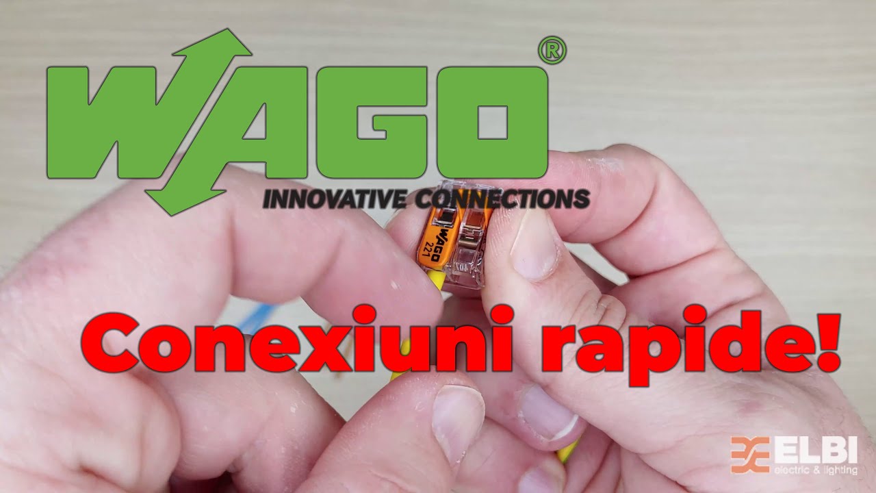 Cum facem legatura intre 2 sau mai multi conductori simplu si usor. #wago