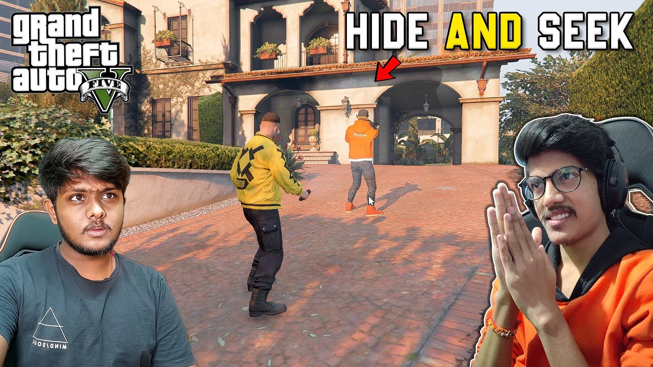 Hide And Seek With Ravi Anna In Michael's House | Gta5 In Telugu | GMK GAMER