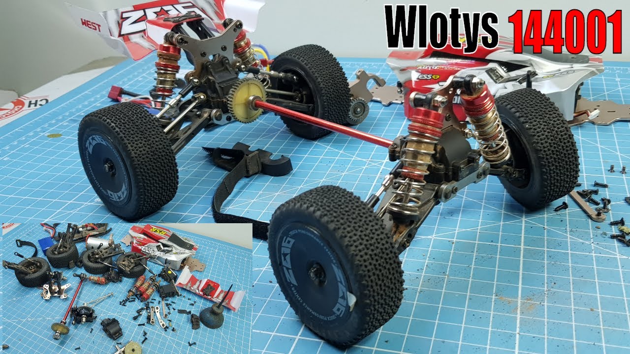 Bung và Vệ Sinh Wltoys 144001 Sau Khi Chơi | Yêu Sáng Tạo