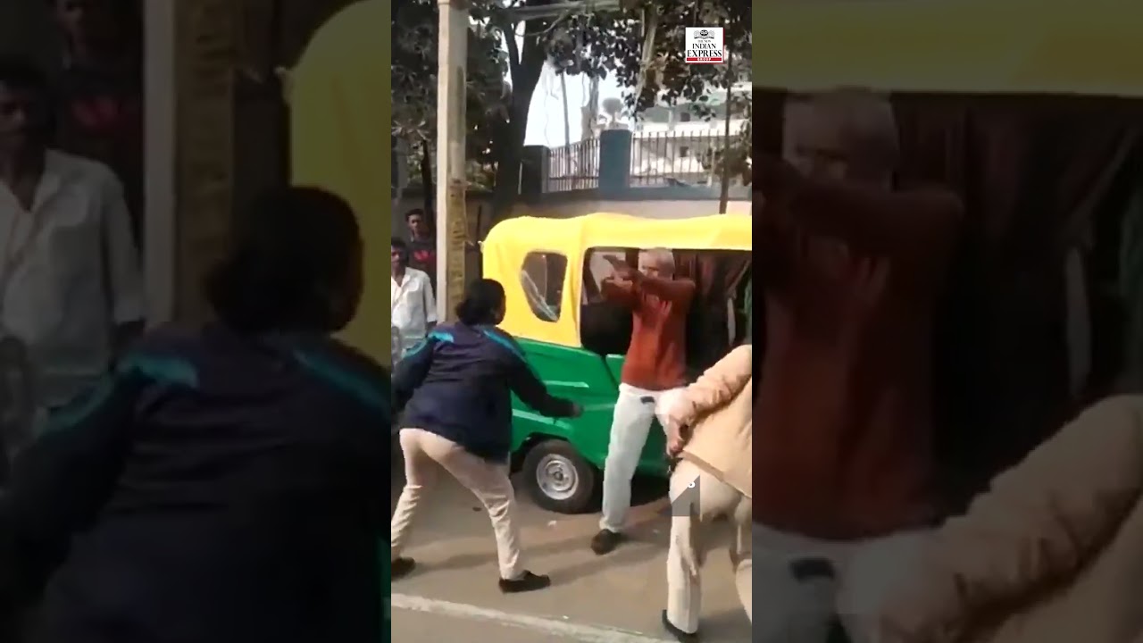 Bihar shocker: Lady cops beat up elderly teacher for 'being slow' on road