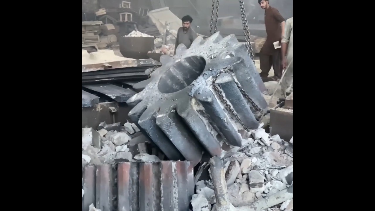 Huge Pinion Gear Manufacturing  #pinion #gear #manufacturing