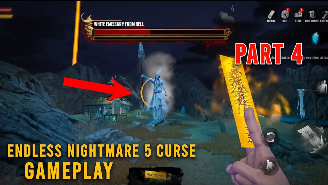 Endless Nightmare 5 Curse | Gameplay | Part 4 | White emissary from hell