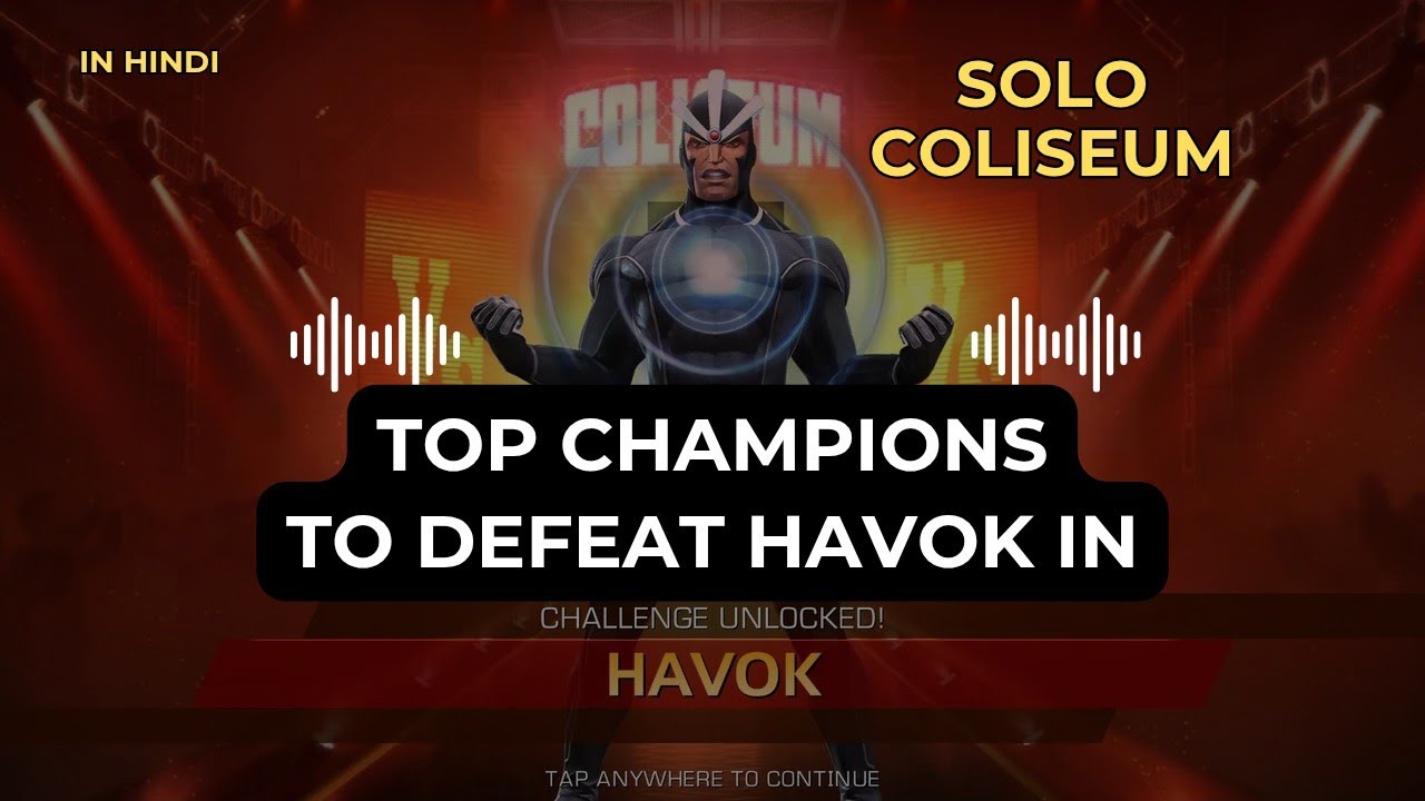 Best Champions to defeat Havok in Solo Coliseum in MCOC || January 2026 Update New