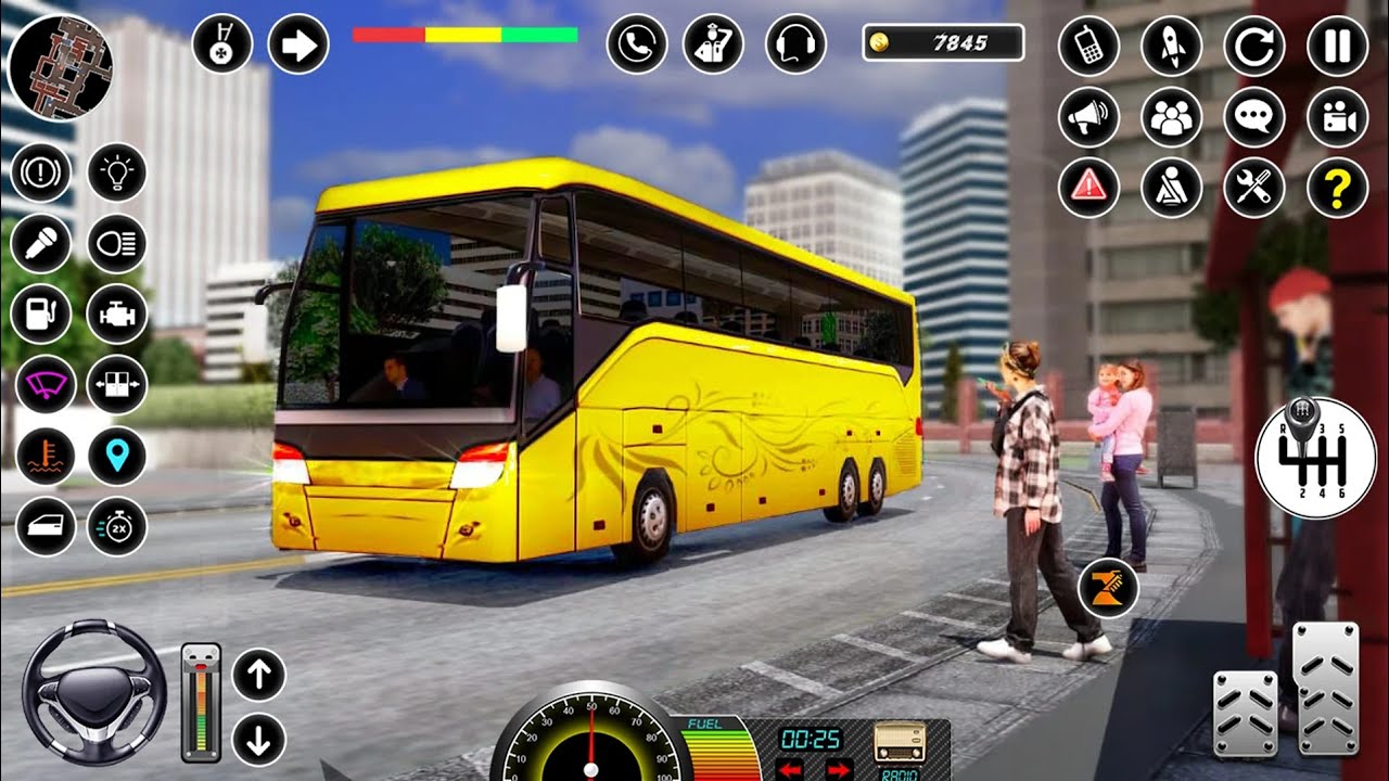 Urban Bus Driving Simulator Offline 3D Game Simulator Passenger Bus Terminal New Level 