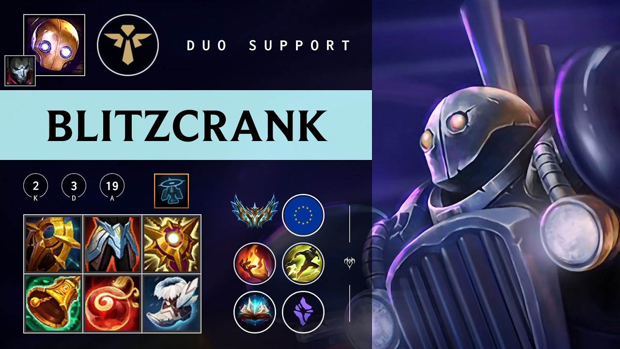 Blitzcrank Support vs Seraphine - EUW Challenger Patch 26.05
