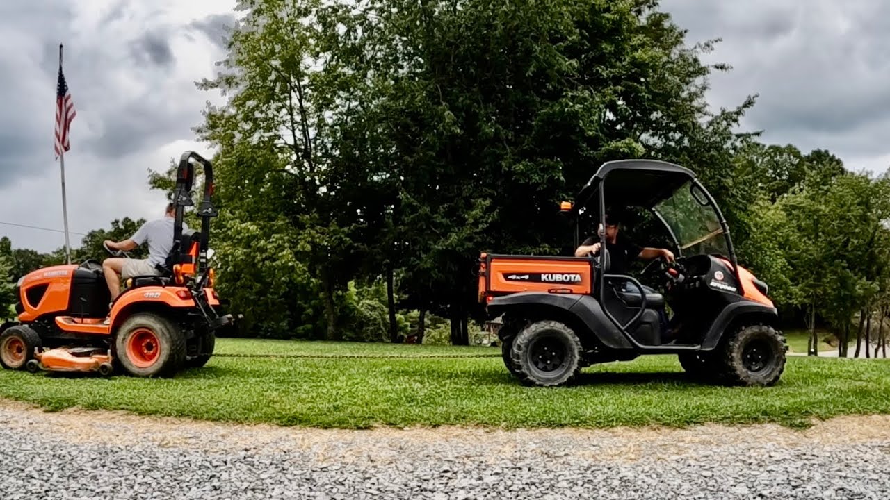 Tug of War! Kubota RTV 400 and BX2380