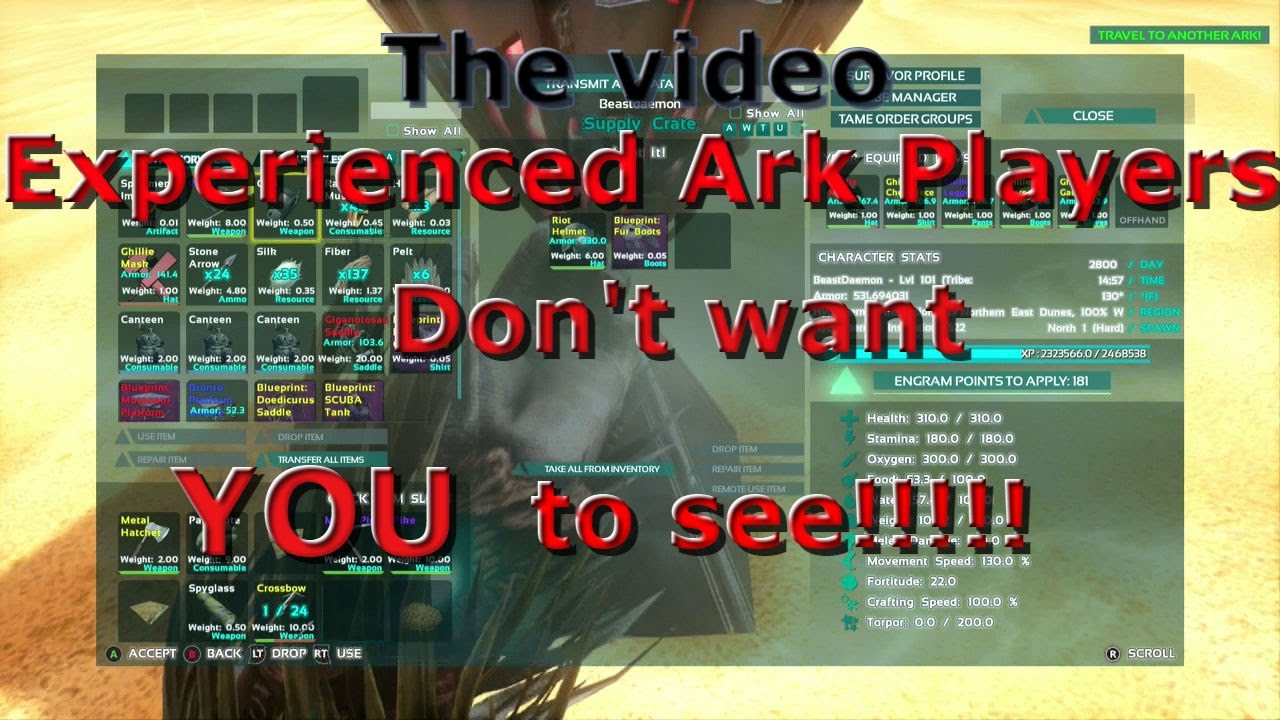 The video experienced Ark players don't want you to see