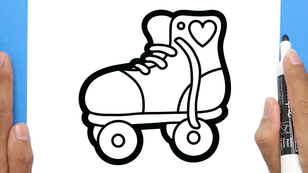 How to Draw Roller Skates | Step by Step TUTORIAL